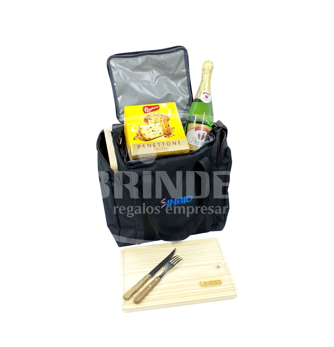 Bolso Termico + kit asado Navideños