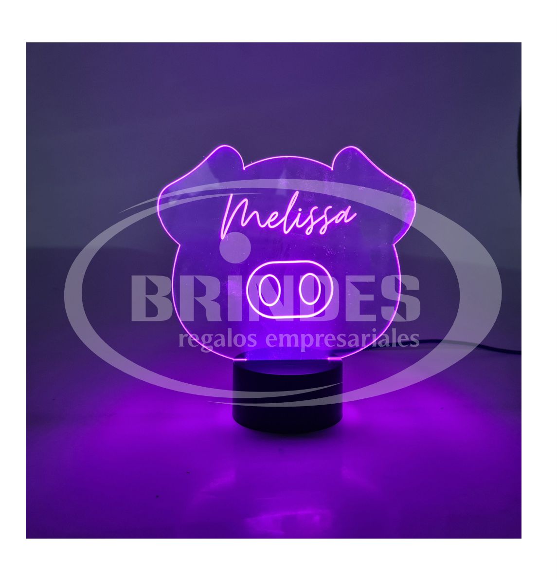 Acrílico con luz led