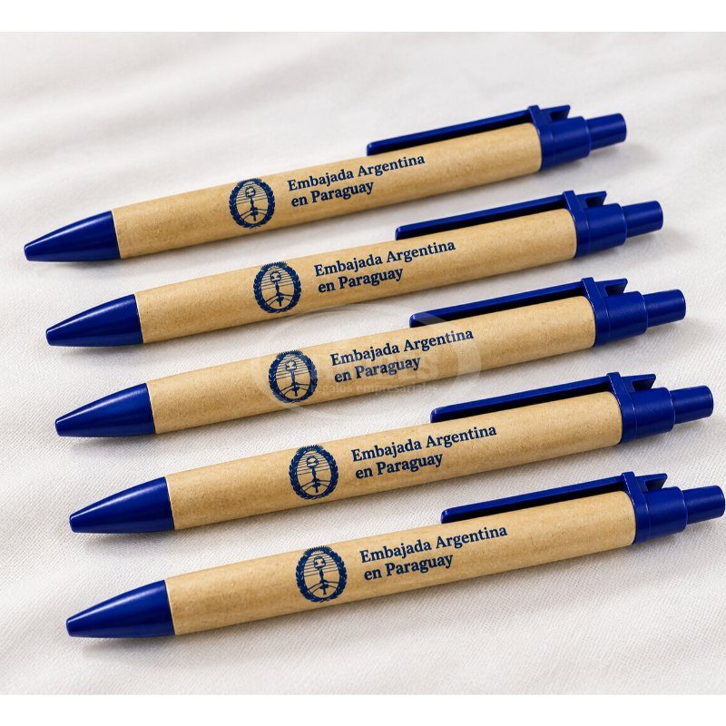 Bolígrafos Personalizados con Serigrafía para Embajada Argentina